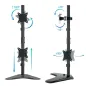 Tooq Soporte mesa DB1703TNV-B 2 brazos Vertical Tooq Soporte mesa DB1703TNV-B 2 brazos Vertical