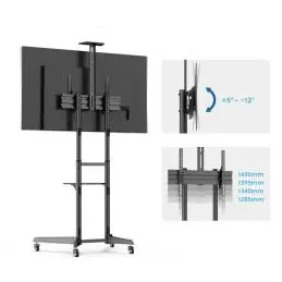 EWENT EW1539 Soporte suelo con ruedas tv 37" a 70" EWENT EW1539 Soporte suelo con ruedas tv 37" a 70"