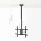 Tooq LPCE1175TSLI-XL-B Soporte techo TV 32"-75" Tooq LPCE1175TSLI-XL-B Soporte techo TV 32"-75"