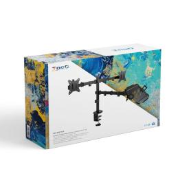 Tooq DB1202TN-B Soporte mesa 2 pantallas+ portatil Tooq DB1202TN-B Soporte mesa 2 pantallas+ portatil