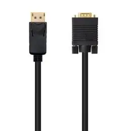 Nanocable Cable Conversor DP a VGA negro, 2 M Nanocable Cable Conversor DP a VGA negro, 2 M