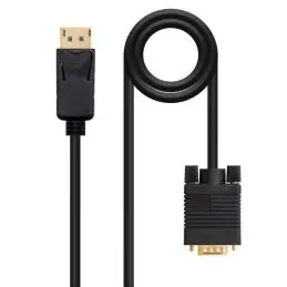 Nanocable Cable Conversor DP a VGA negro, 2 M Nanocable Cable Conversor DP a VGA negro, 2 M