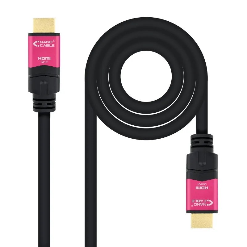 Nanocable Cable HDMI V2.0 4K@60Hz M/M 15m Nanocable Cable HDMI V2.0 4K@60Hz M/M 15m