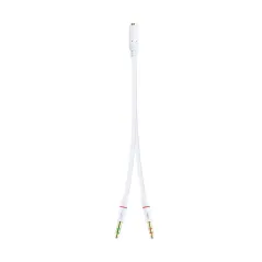 Nanocable Cable Audio Jack 3.5/H 2xJack 3.5/M 20cm