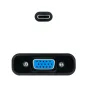 Nanocable Conversor USB-C/M a VGA/H Negro 10cm Nanocable Conversor USB-C/M a VGA/H Negro 10cm
