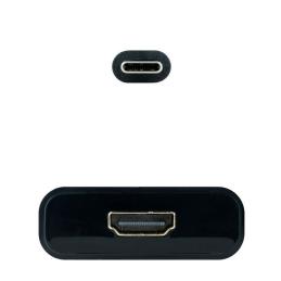 Nanocable Conversor USB-C/M a HDMI/H Negro 15cm Nanocable Conversor USB-C/M a HDMI/H Negro 15cm