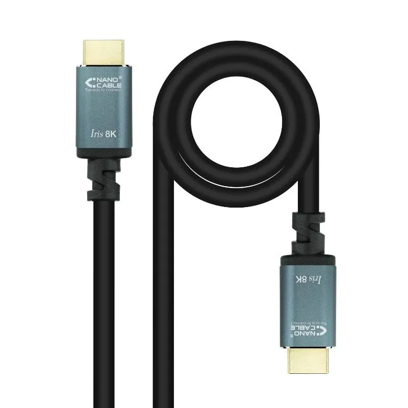 Nanocable Cable HDMI 2.1 IRIS 8K M-M 5 metros Nanocable Cable HDMI 2.1 IRIS 8K M-M 5 metros