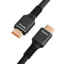 Netlock Cable HDMI V2.1 M-M 4K@60HZ 48GBPS, 15M Netlock Cable HDMI V2.1 M-M 4K@60HZ 48GBPS, 15M