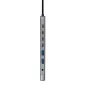 Nanocable Hub 8en1 USB-A+USB-C+HDMI+USB-C PD+Jack