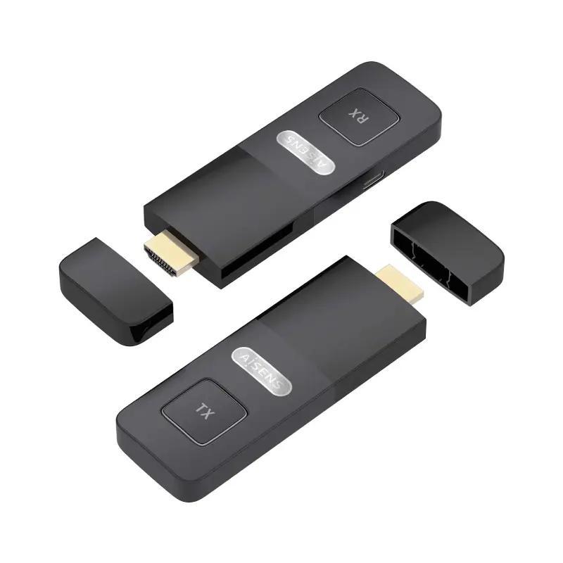 Aisens Adaptador HDMI Inalám 1080P 30 metros Negro