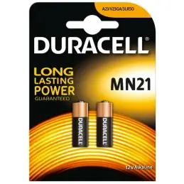 Duracell Pila Alcalina MN21 LR23A 12V Blister*2 Duracell Pila Alcalina MN21 LR23A 12V Blister*2