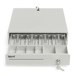 iggual Cajón portamonedas IRON-10W 38cm 4+6 blanco iggual Cajón portamonedas IRON-10W 38cm 4+6 blanco