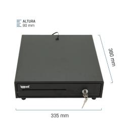 iggual Cajón Portamonedas IRON-10 38cm 4+6 negro iggual Cajón Portamonedas IRON-10 38cm 4+6 negro