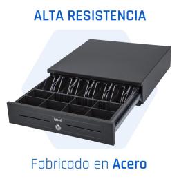 iggual Cajón portamonedas IRON-HD 41cm 5+8 negro