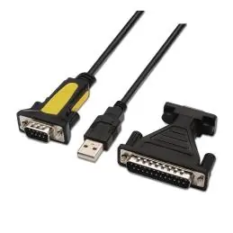 Nanocable Adaptador Usb a Serie DB9M/25H Nanocable Adaptador Usb a Serie DB9M/25H