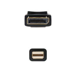 Nanocable Mini DP/Displayport, Mini DP/M-DP/M, 2 M Nanocable Mini DP/Displayport, Mini DP/M-DP/M, 2 M