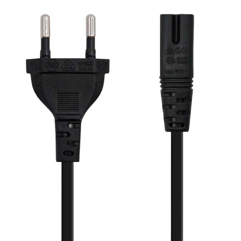 Nanocable Cable Alim. forma 8 CEE7/16/M-C7/H, 1.5m Nanocable Cable Alim. forma 8 CEE7/16/M-C7/H, 1.5m