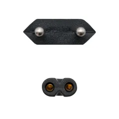 Nanocable Cable Alim. forma 8 CEE7/16/M-C7/H, 1.5m