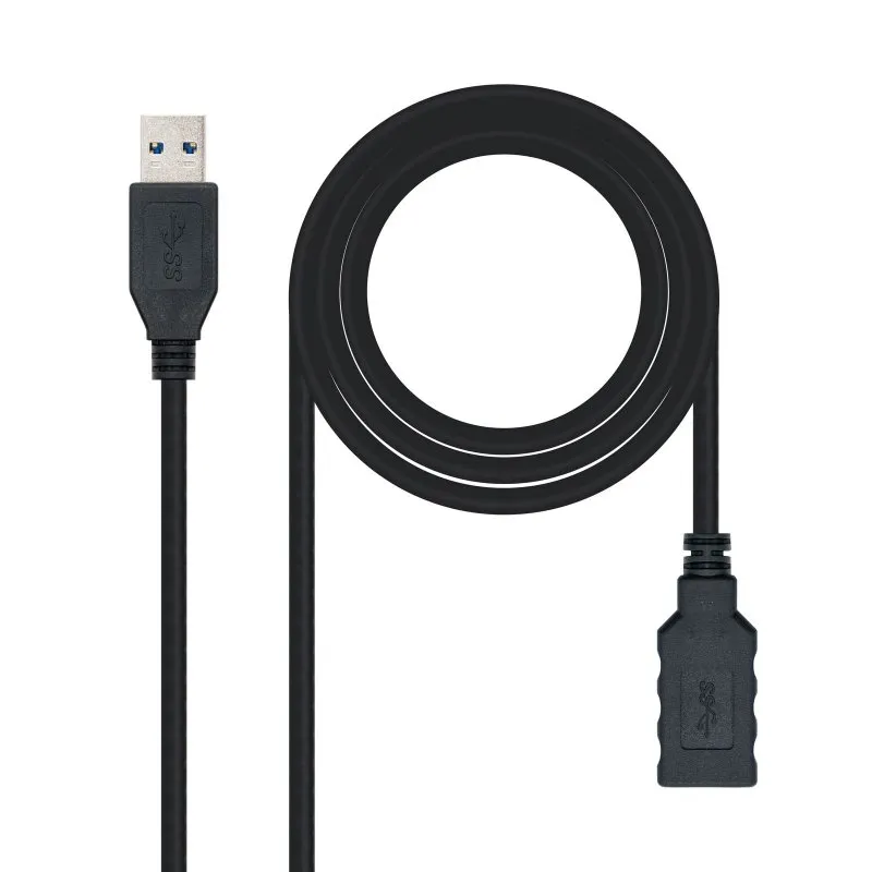Nanocable Cable USB 3.0 Tipo A/M-A/H Negro 3.0 m Nanocable Cable USB 3.0 Tipo A/M-A/H Negro 3.0 m