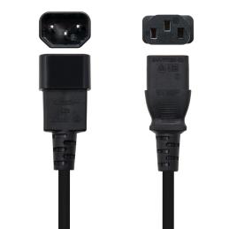 Nanocable Cable Alimentacion CPU, C13/H-C14/M, 3.M Nanocable Cable Alimentacion CPU, C13/H-C14/M, 3.M