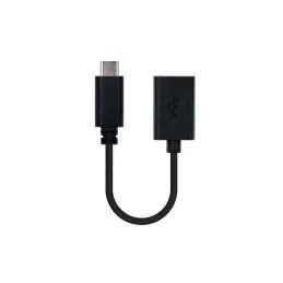 Nanocable Cable USB 2.0 3A, USB-C/M-A/F, 15cm Nanocable Cable USB 2.0 3A, USB-C/M-A/F, 15cm