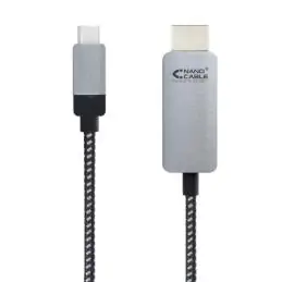Nanocable Cable Conversor USB-C/M a HDMI/M 1.8 M Nanocable Cable Conversor USB-C/M a HDMI/M 1.8 M