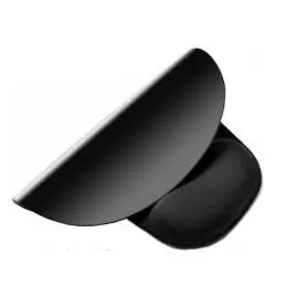 EWENT Alfombrilla de GEL REPOSAMUÑECAS Negra EWENT Alfombrilla de GEL REPOSAMUÑECAS Negra