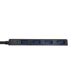 Aisens Hub USB 3.0 tipo A/M-4xtipo A/H negro 30cm Aisens Hub USB 3.0 tipo A/M-4xtipo A/H negro 30cm