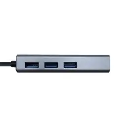 Aisens Conversor USB 3.0 Ethernet + 3 usb3.0 gris Aisens Conversor USB 3.0 Ethernet + 3 usb3.0 gris