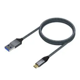 Aisens Cable USB 3.1 Gen2 Alu 3A CM-AM Gris 2.0M Aisens Cable USB 3.1 Gen2 Alu 3A CM-AM Gris 2.0M