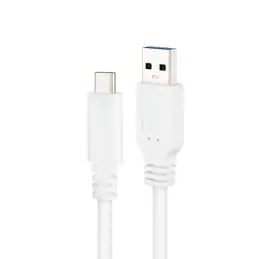 Nanocable Cable USB 3.1 Gen2 USB-C/A 1 M Blanco Nanocable Cable USB 3.1 Gen2 USB-C/A 1 M Blanco