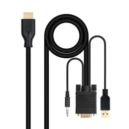 Nanocable Conversor VGA+Audio a HDMI M-M 1,8 m