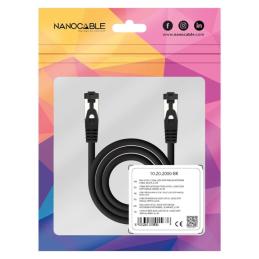Nanocable Cable red Cat. 8.1 2GHZ SSTP Negro 10m