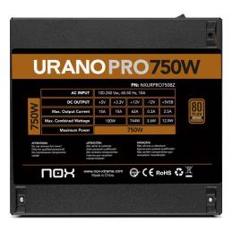 NOX Fuente ATX Urano PRO 750W Bronze