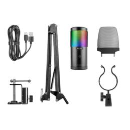 MARS GAMING Micrófono MMICSC Brazo Mecánico ARGB