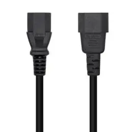 Aisens Cable alimentación C13/H-C14/M negro 1.5m
