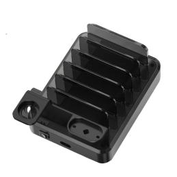 EWENT estación de carga 6 USB 130w Reloj-Auric