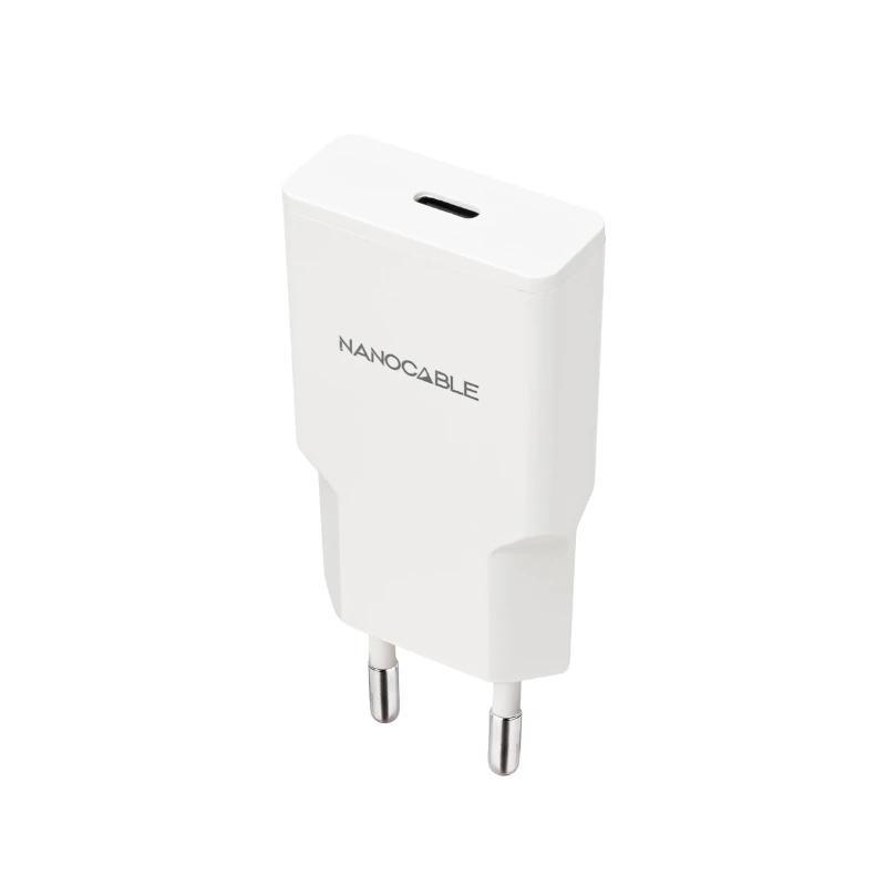 Nanocable Cargador USB-C/PD 30W Blanco