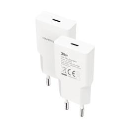 Nanocable Cargador USB-C/PD 30W Blanco