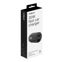 Celly Cargador Coche Usb-C 30w Negro