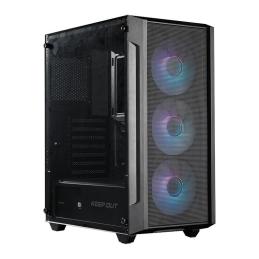 Keep Out Caja M-Atx KO XC-200 RGB USB3 Black Glass