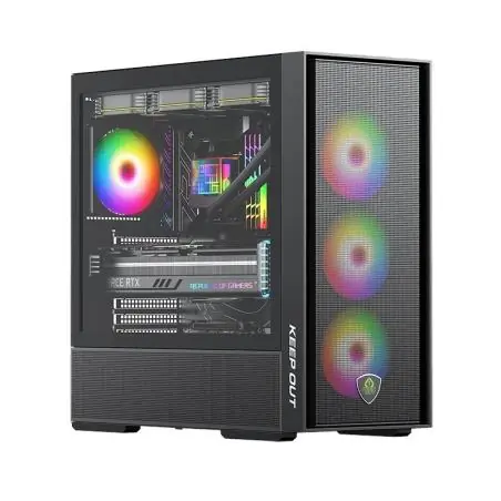 Keep Out Caja M-Atx KO XC-805 MESH ARGB Usb3 Black