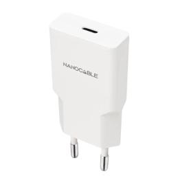 Nanocable Cargador USB-C/PD 20W Blanco