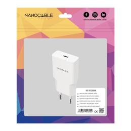 Nanocable Cargador USB-C/PD 25W Blanco
