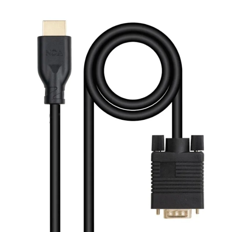 Nanocable Cable Conversor VGA a HDMI M-M 1,8 m Nanocable Cable Conversor VGA a HDMI M-M 1,8 m