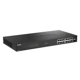 D-Link DGS-1018P/E Switch 16xGbE PoE+ 2xSFP D-Link DGS-1018P/E Switch 16xGbE PoE+ 2xSFP