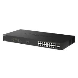 D-Link DGS-1018P/E Switch 16xGbE PoE+ 2xSFP D-Link DGS-1018P/E Switch 16xGbE PoE+ 2xSFP