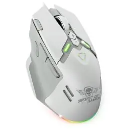 Spirit of Gamer Ratón Elite M60 Blanco RGB