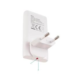 Tooq Cargador pared GAN USB-C/PD + USB-A/QC 65W