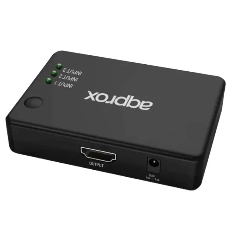 Approx HDMI Switch 4K HDMI 3 Puertos 4K/30HZ Approx HDMI Switch 4K HDMI 3 Puertos 4K/30HZ